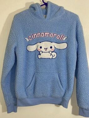 Sanrio Cinnamoroll Light Blue Sherpa Pullover